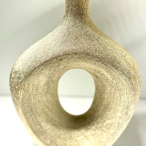 Elegant Gold Abstract Sculpture